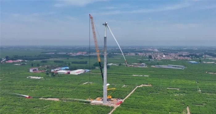 “全球第一吊”再臨燕趙！166米，XCA4000助力華北綠電